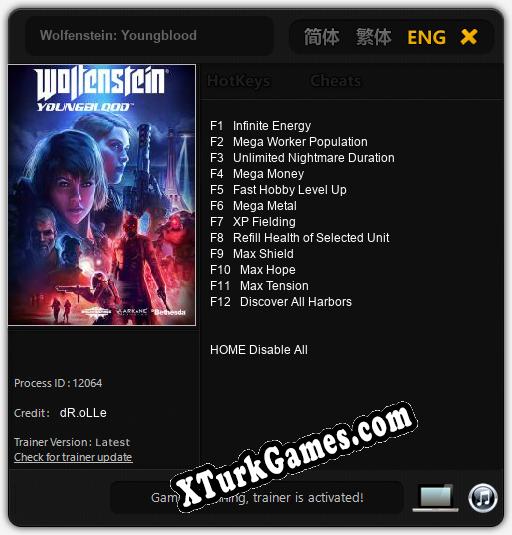 Wolfenstein: Youngblood: Trainer +12 [v1.9]