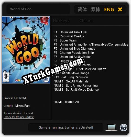 World of Goo: Cheats, Trainer +15 [MrAntiFan]