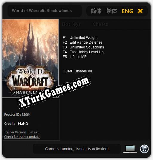 World of Warcraft: Shadowlands: Cheats, Trainer +5 [FLiNG]