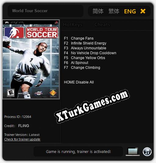 World Tour Soccer: Trainer +7 [v1.2]
