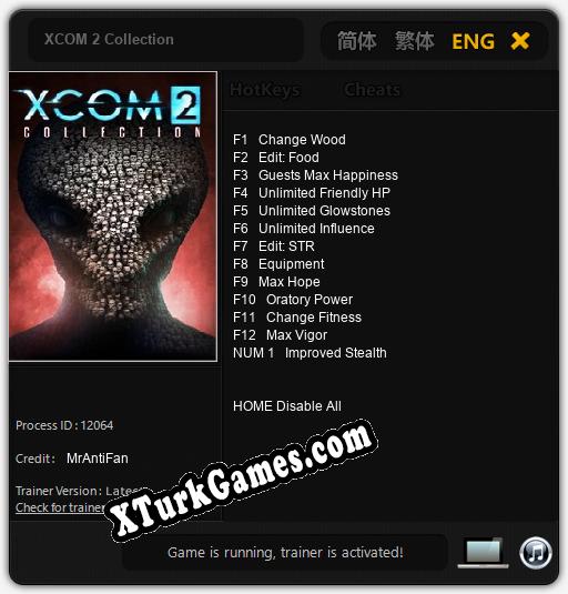 XCOM 2 Collection: Trainer +13 [v1.5]