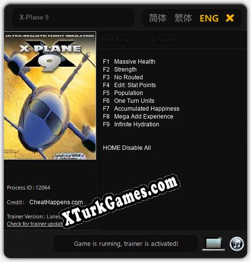 X-Plane 9: Trainer +9 [v1.3]