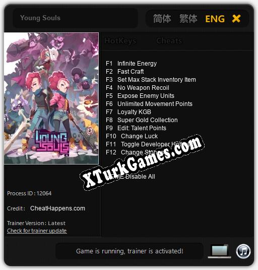 Young Souls: Trainer’ı (V1.0.99)