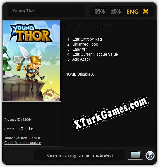 Young Thor: Trainer’ı (V1.0.69)