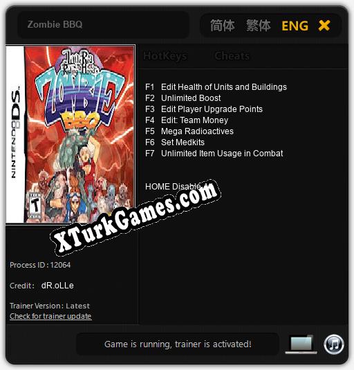 Zombie BBQ: Cheats, Trainer +7 [dR.oLLe]